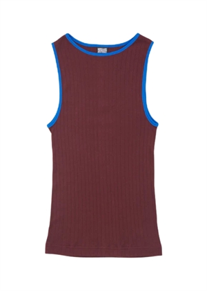 NPS tank top kontrast Aubergine/Klein Nørgaard På Strøget
